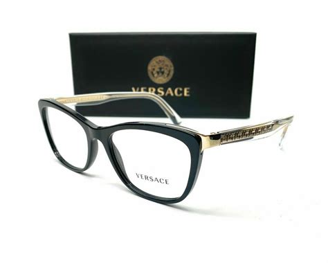 versace glasses frames black and gold|discount versace eyeglass frames.